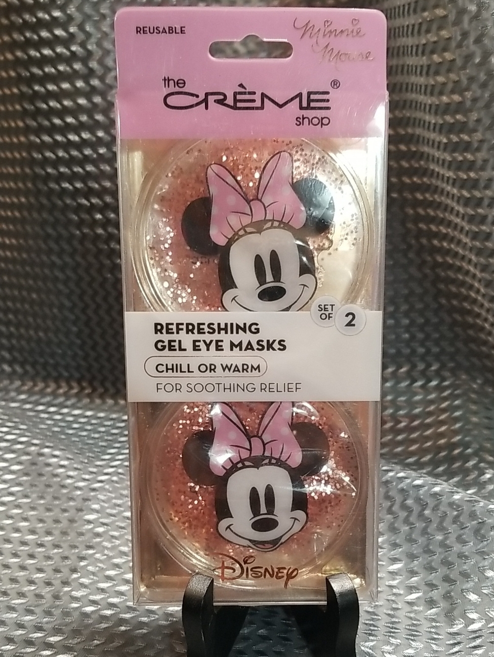 The Crème Shop x Disney Minnie Mouse Pink Refreshing Gel Eye Masks (Set of 2)